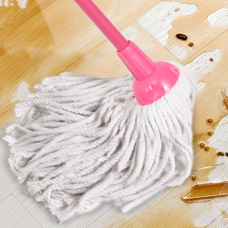 Handled Square-Head Wide Cotton Mop: Efficient Home Cleaning Tool - Image 2