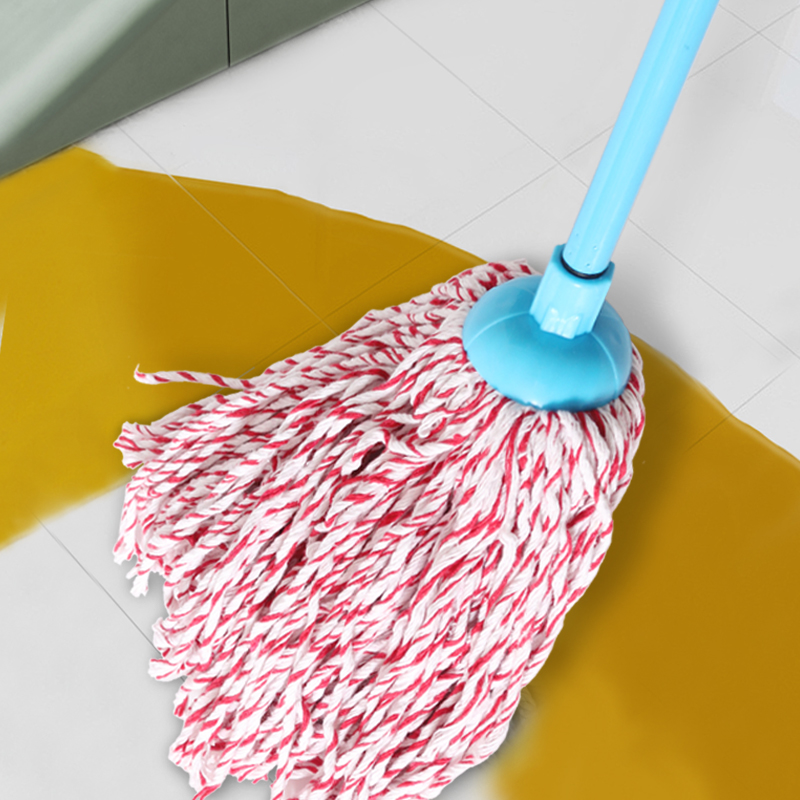 Blue Pink Cotton String Mops for Home Cleaning - Image 2