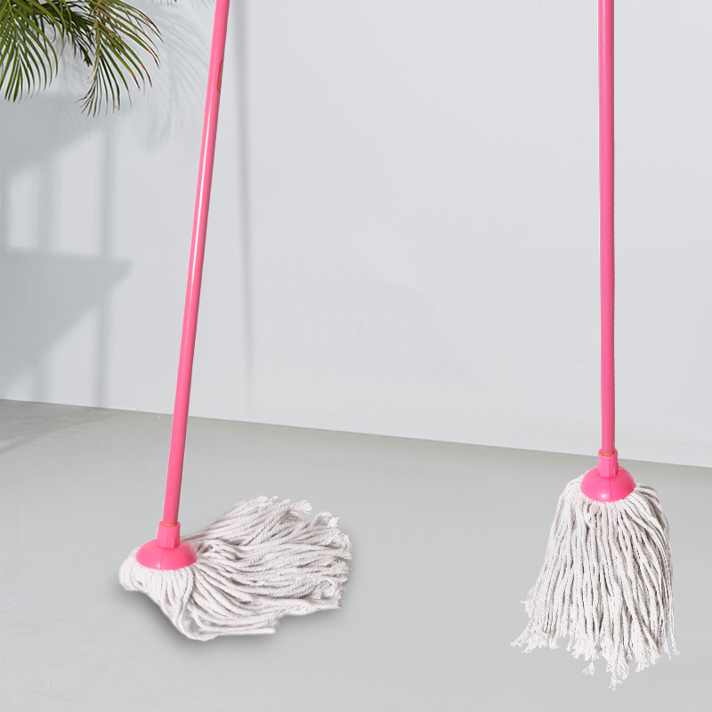 Handled Square-Head Wide Cotton Mop: Efficient Home Cleaning Tool