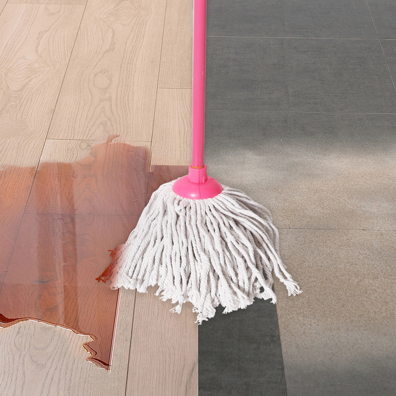 Handled Square-Head Wide Cotton Mop: Efficient Home Cleaning Tool - Image 4
