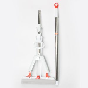 Đũi Lau Bọt Xốp Gấp Gọn Siêu Thấm Hút - Thanh Giá Hai Mảnh Tháo Rời