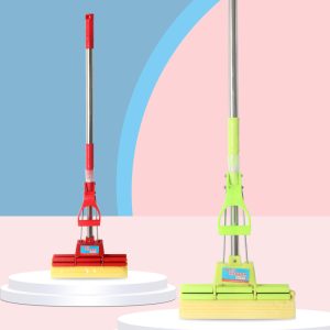 Roller-Style Absorbent Home Sponge Mop