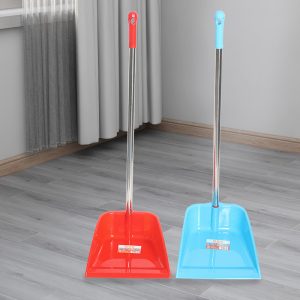 Household Dustpan with Stainless Steel Handle