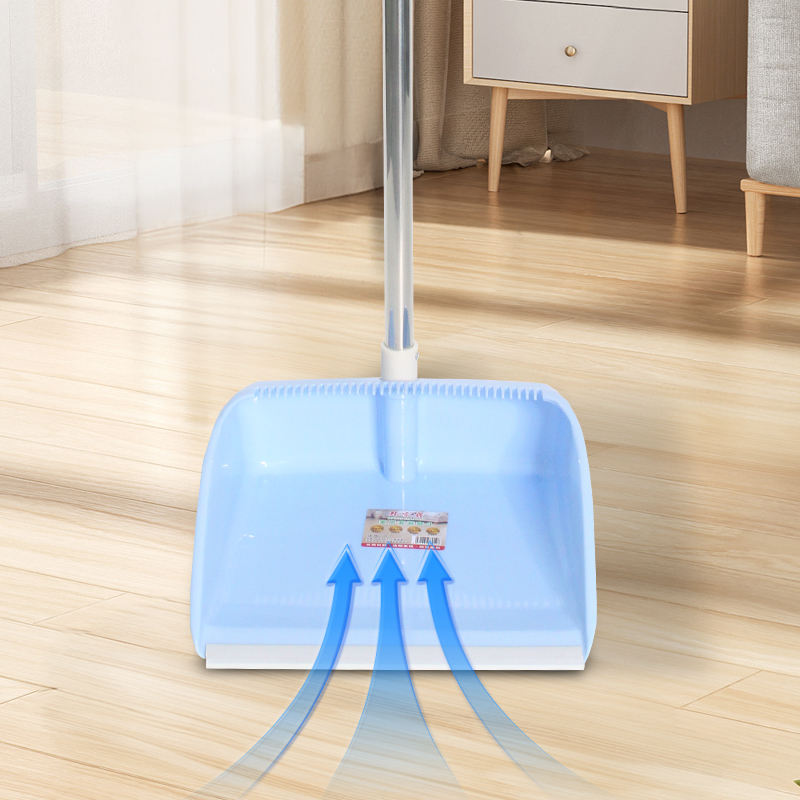 Household Stainless Steel Handle Large Broom and Dustpan Combo - Image 3